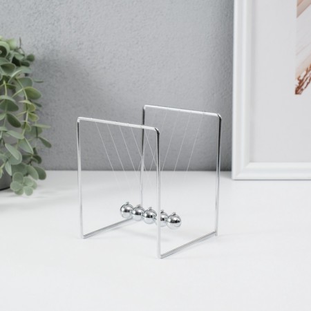 Pendulum "Technic balls" frame 11 x 9 x 11 cm-3