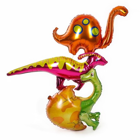 Set of foil balls "dinosaurics", 3 pcs.-1