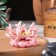 Stand for incense powder and cones "Coral", pink, 6.3x10 cm