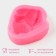 Mold Dolyana "Bunny", silicone, 9.5 × 8 × 3 cm, pink color