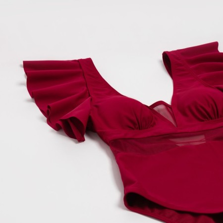 Swimsuit Women's Asset Minaku Bordeaux Color, size 46-1