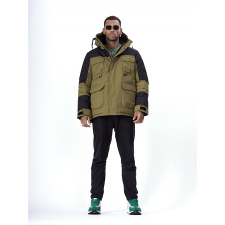 Ski jacket men's, size 54, khaki color-23