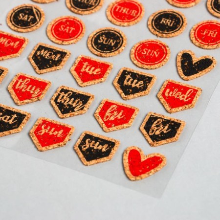 Sticker Traffic jam "Days" mix 18.5x12 cm-1