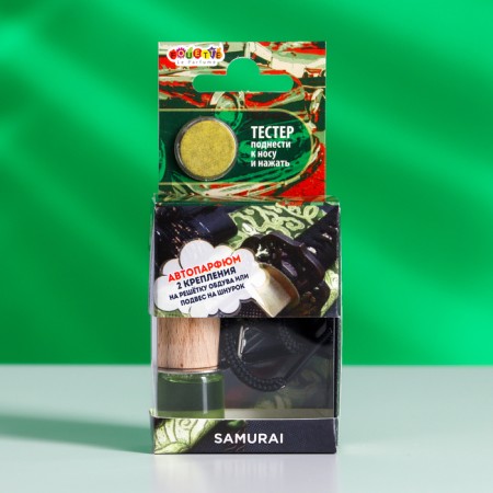 Samurai suspension flavor, perfume, with a clip for a deflector, 5 ml, WAK-03