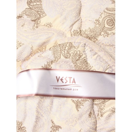 The blanket is stand. 140*205, OVSH/300-15EC1, camel wool, gloss-satin fabric, p/e-2