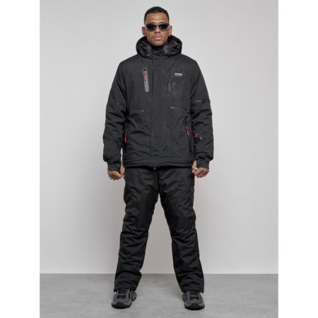Male winter ski costume, size 48, black color