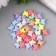 Beads for creativity plastic "Butterflies. Pastel colors" set 44 pcs 15 grams 1.2x1 cm