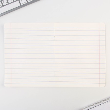 A notebook in the line of 12 sheets A5, on the paper clip "September 1: gradient", 5 types of mix, white 96%.-2