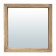Qwerty mirrors "Riccion", wall -mounted, 3 pcs, color wood
