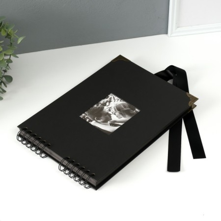 Photo album Brauberg Black, size 21x30 cm, 40 black sheets-2