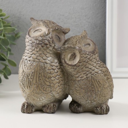Souvenir Polystone "Gray couple of Filin" 8.5x14.5x14.5 cm