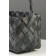 Wicker basket 27 x 14 x 13 cm, mouth pen h = 13 cm, gray, handle
