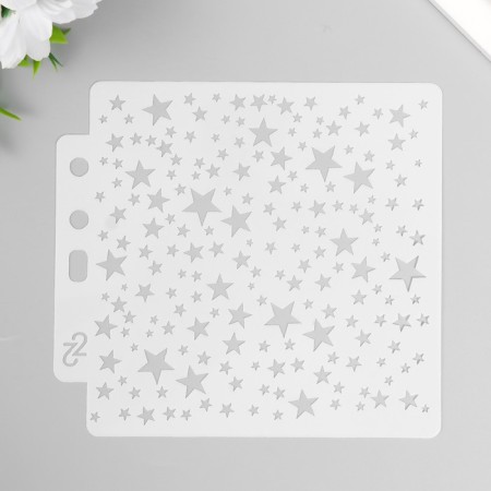 Starfaret stencil "Star Sky" 13x14 cm