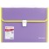 A4 Portfire folder 13 POSTDD BRAUBERG JOY (330x245x35 mm), with edging, label index, purple