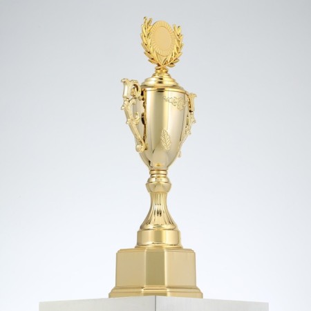 Cup 122C, award figure, gold, plastic stand, 34 × 13 × 9 cm.-3