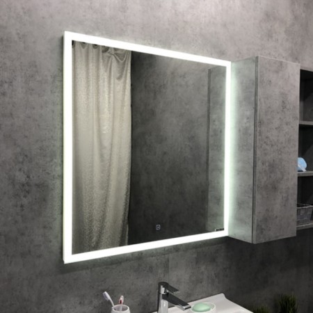 Mirror Comforty Hyacinth 80, LED lighting, contactless sensor, 80x80 cm-1