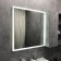 Mirror Comforty Hyacinth 80, LED lighting, contactless sensor, 80x80 cm