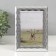 Photo frame Plastic 10x15 cm "3D rhombuses on silver" 18.2x13.2 cm
