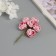 Decor for creativity "peonies" white-pink (1 set = 1 bouquet) in the bouquet 6 pcs 2.5x10.5 cm