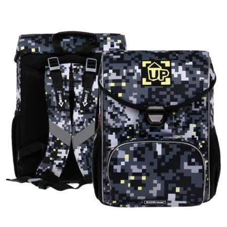 School satchel on the castle, 37 x 25 x 14 cm, Erich Krause Ergoline 15l, Pixel Game 56774