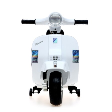 Vespa PX electric motorcycle, white color-8