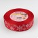 Republic tape 25mm*25 ± 1 yard (23m ± 1m) Festive snowflakes No. 0026 red/white au