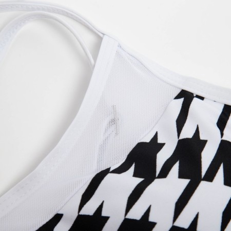 Swimsuit female separate minku color white/black, size 48-12