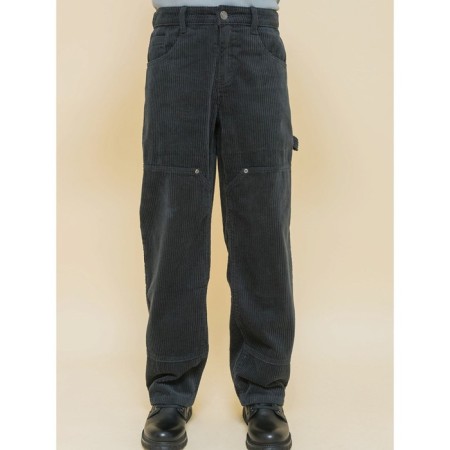 Pants for boys, height 98 cm, dark gray color-1