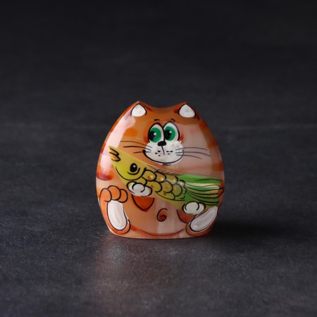Souvenir "Cat Viskas", 5 cm, selenite