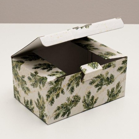 Folding box "heat and comfort", 22 x 15 x 10 cm, new year-1