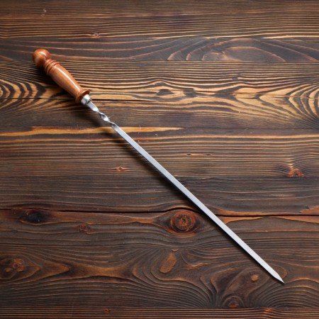 Uzbek shampoo with a wooden handle, working length - 40 cm, width - 10 mm, thickness - 3 mm-1