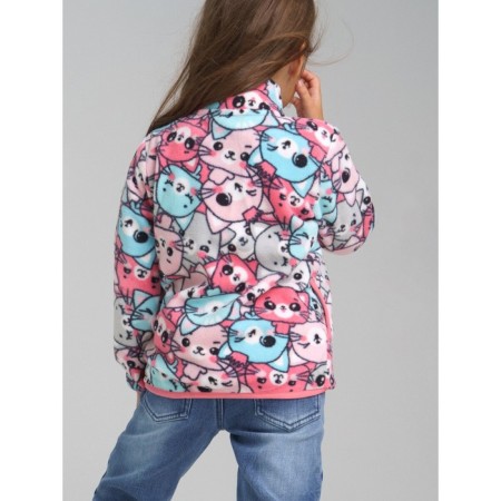 Fleet from a lightning fleece for a girl, height 122 cm-3