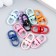 The base for the key fabric connecting element "Color" set 10 pcs mix 0.4x0.9x1.9 cm