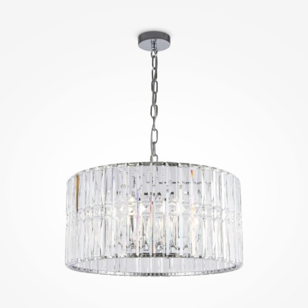 Suspended lamp Maytoni Mod094PL-06CH, 6HE14, 60W, 50x50x89.5 cm, chromium color