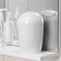 Garbage container desktop Tule, 1 l, d = 11.2 cm, h = 17.5 cm, the color is light gray