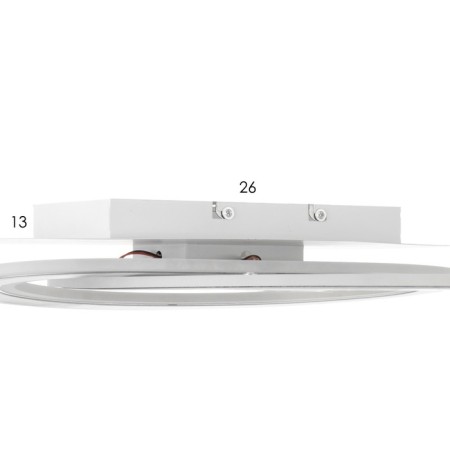 Luer with DPD "Month" LED 145W 3000-6000K Dimmer white 50x50x8 cm Bayerlux-8