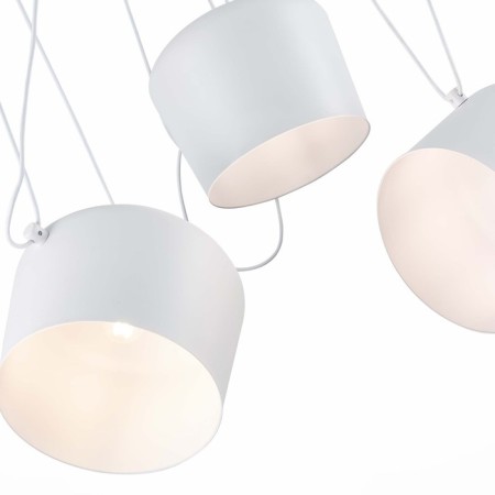 Suspended EVOLUCE lamp. Sle120653-03. TRIESTE. 3x40 watts, e27, 200 cm, white color-4
