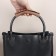 Linings on a handle for a bag, on buttons, 13 × 9 cm, 2 pcs, brown color