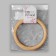 Handles for the bag are wooden, wicker, d = 10.2 / 12.5 cm, 2 pcs, beige color