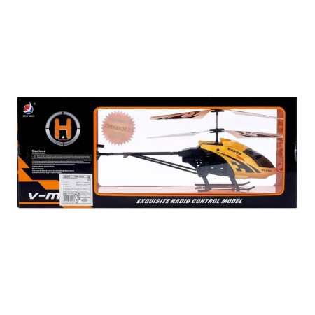 The helicopter radio -controlled "expert" works on the battery, the color is yellow-5