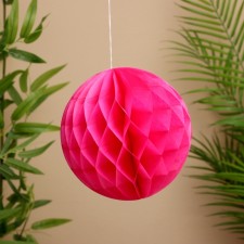 Ball paper decorative, diameter 20 cm, col. T. Poroz