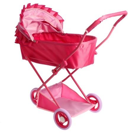 Puppet stroller No. 10, pink/lilac color-6