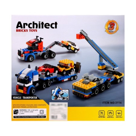 Constructor "Avtovos", 3 assembly options, 264 parts-4