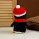 Soft toy "Penguin" in a hat, 20 cm, black color