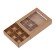 Box for sweets 12 pieces, 11.5 x 8.7 x 2.5 thin separators, craft