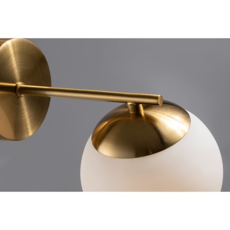 Wall lamp (sconce) marble, 1xe27, brass color-4