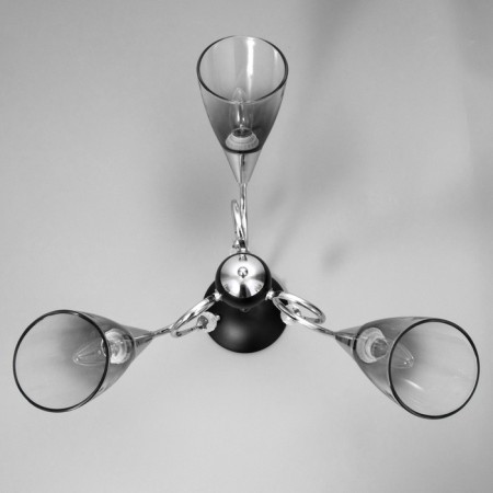 Chandelier "Marianna" 3he27 40w Black 69x69x32.5cm Bayerlux-4