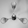 Chandelier "Marianna" 3he27 40w Black 69x69x32.5cm Bayerlux