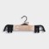 Shoulders - hanger with clamps LadoM Soft -Touch 37.5 × 15.5 × 1.1 cm, 2 pcs
