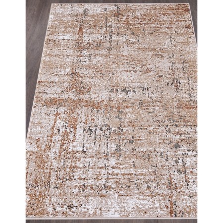 Rectangular carpet Merinos Richmond, size 160x220 cm, Cream-Blue color